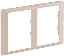 Рамка универсальная Legrand Valena Life 2-м. для 1-м. 2 мод. розеток слоновая кость картинка